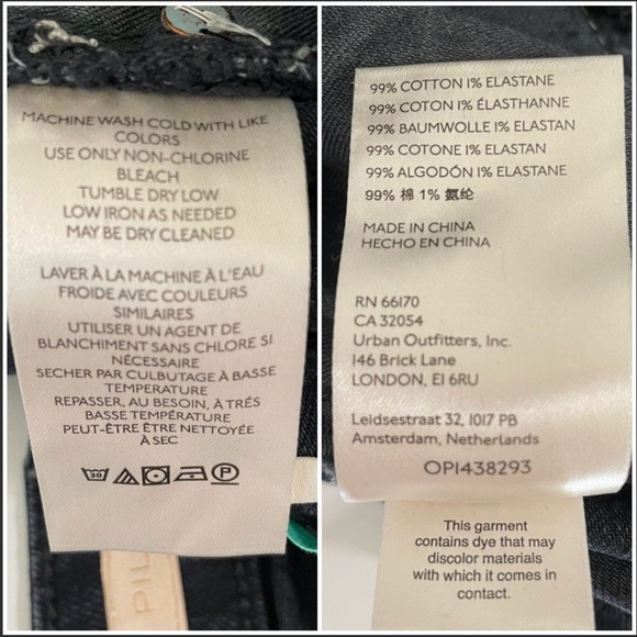 NWT Anthropologie Pilcro The Vintage Straight High Waist Jean Dark Denim 18W - Picture 16 of 16